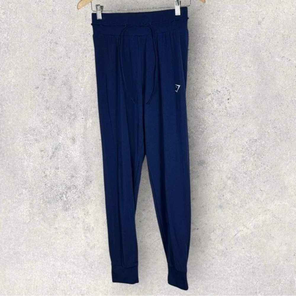 Gymshark Vital Seamless 2.0 Joggers Blue Womens Size XS Activewear Fitness Run